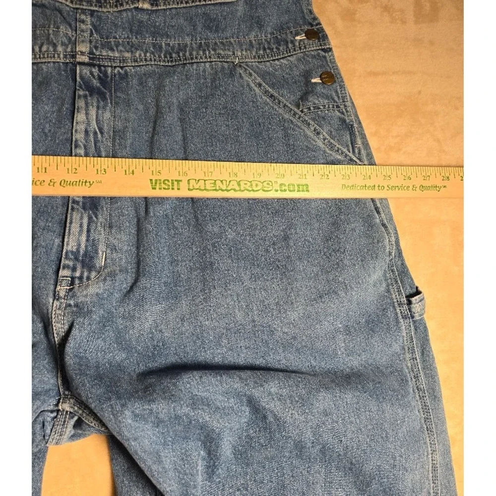 Walls Vntg Denim Overalls Mens 46x30 Carpenter Bib Workwear 90s USA. 892